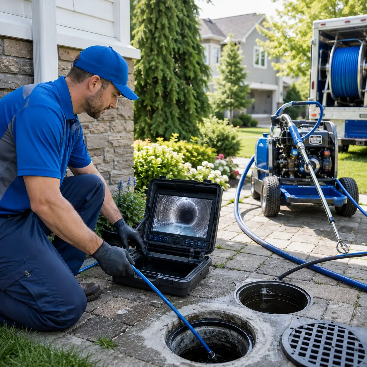 Outdoor drain cleaning professionals serving Crane Hill, AL